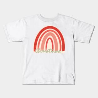 christmas rainbow Kids T-Shirt